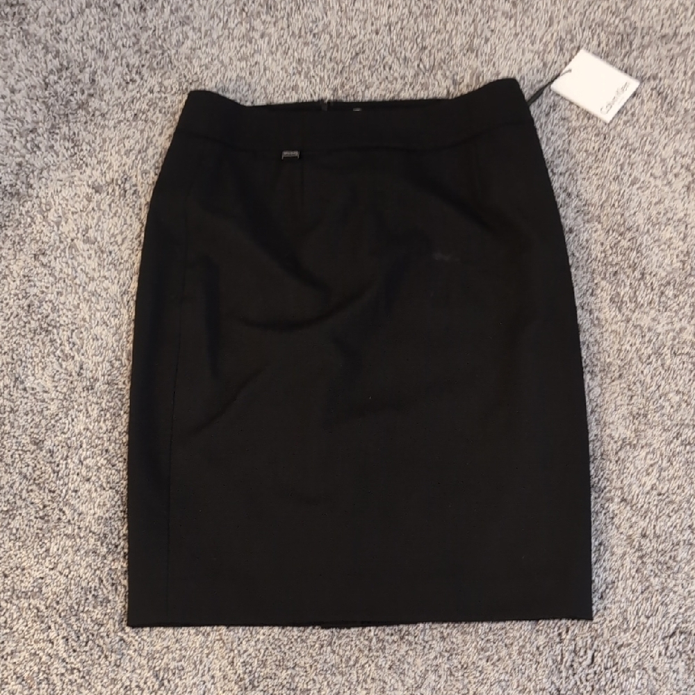 Calvin Klein Classic Black Pencil Skirt